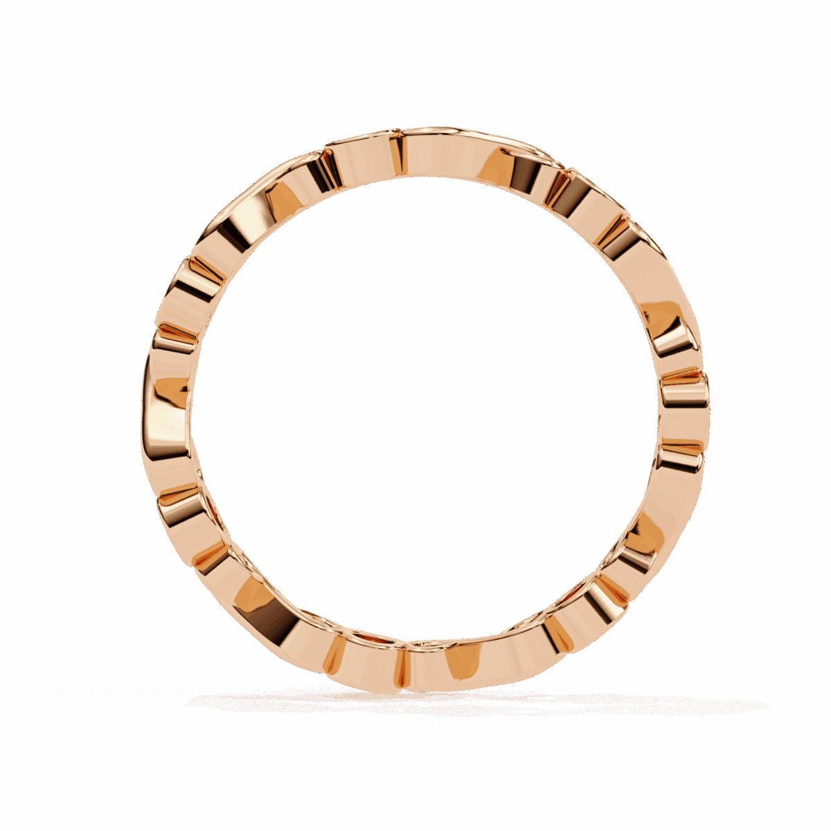 0.25 Carat Round Cut Minimal Diamond Band for Her  Image 14