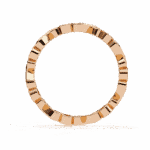 0.25 Carat Round Cut Minimal Diamond Band for Her - Image 14