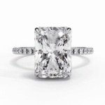 2.75 Carat Radiant Cut Forevermore Solitaire Ring