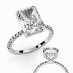 2.75 Carat Radiant Cut Forevermore Solitaire Ring - Image 2