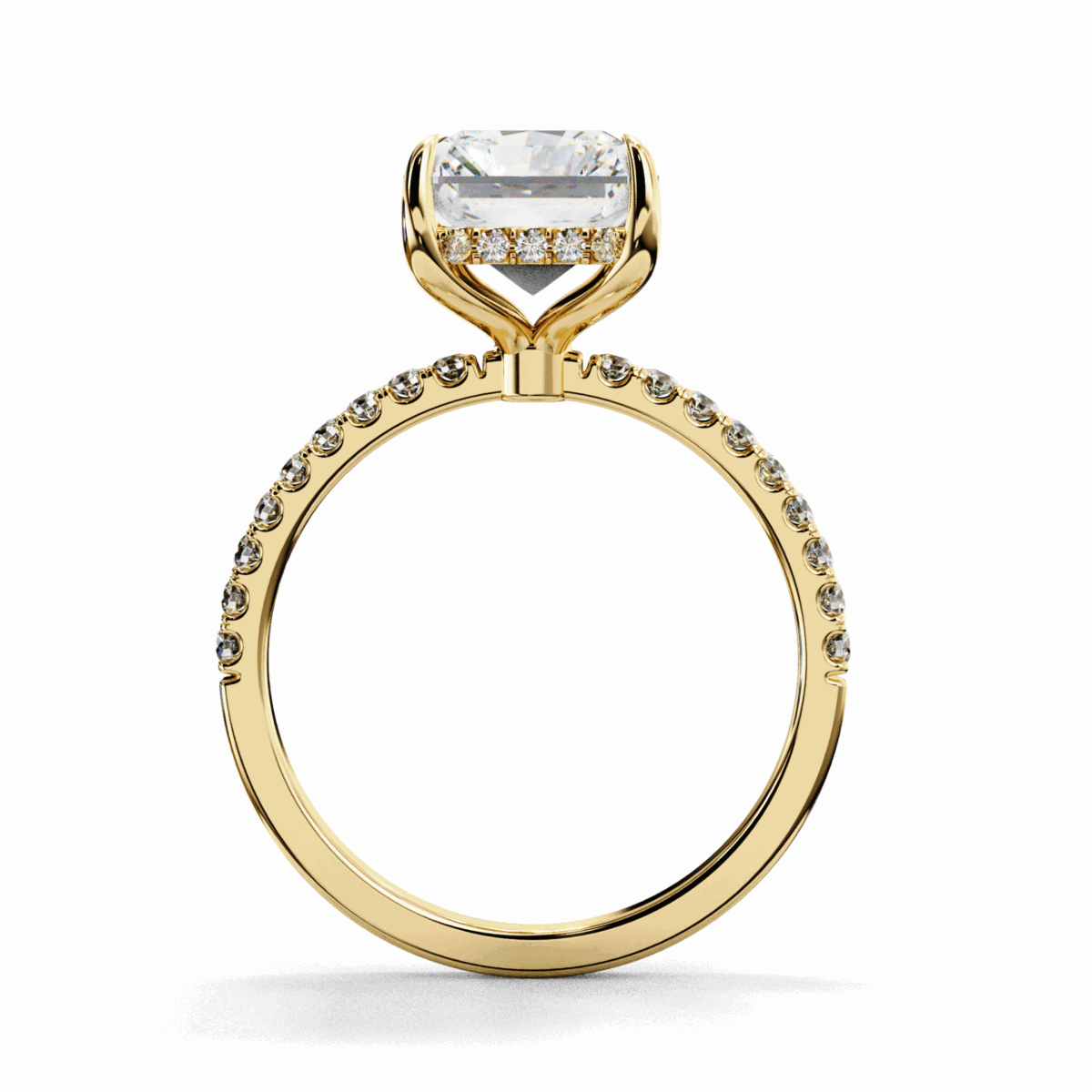 2.75 Carat Radiant Cut Forevermore Solitaire Ring  Image 9