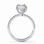 2.75 Carat Emerald Cut Forever Solitaire Wedding Ring - Image 4