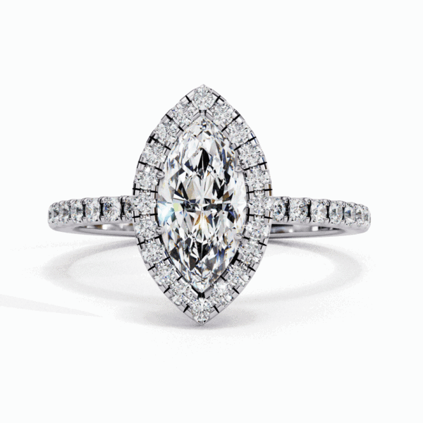 1.25 Carat Marquise Cut Forever Solitaire Engagement Ring