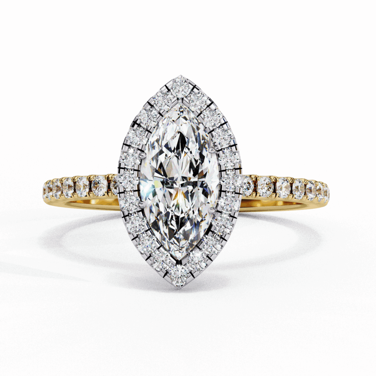 1.25 Carat Marquise Cut Forever Solitaire Engagement Ring  Image 4