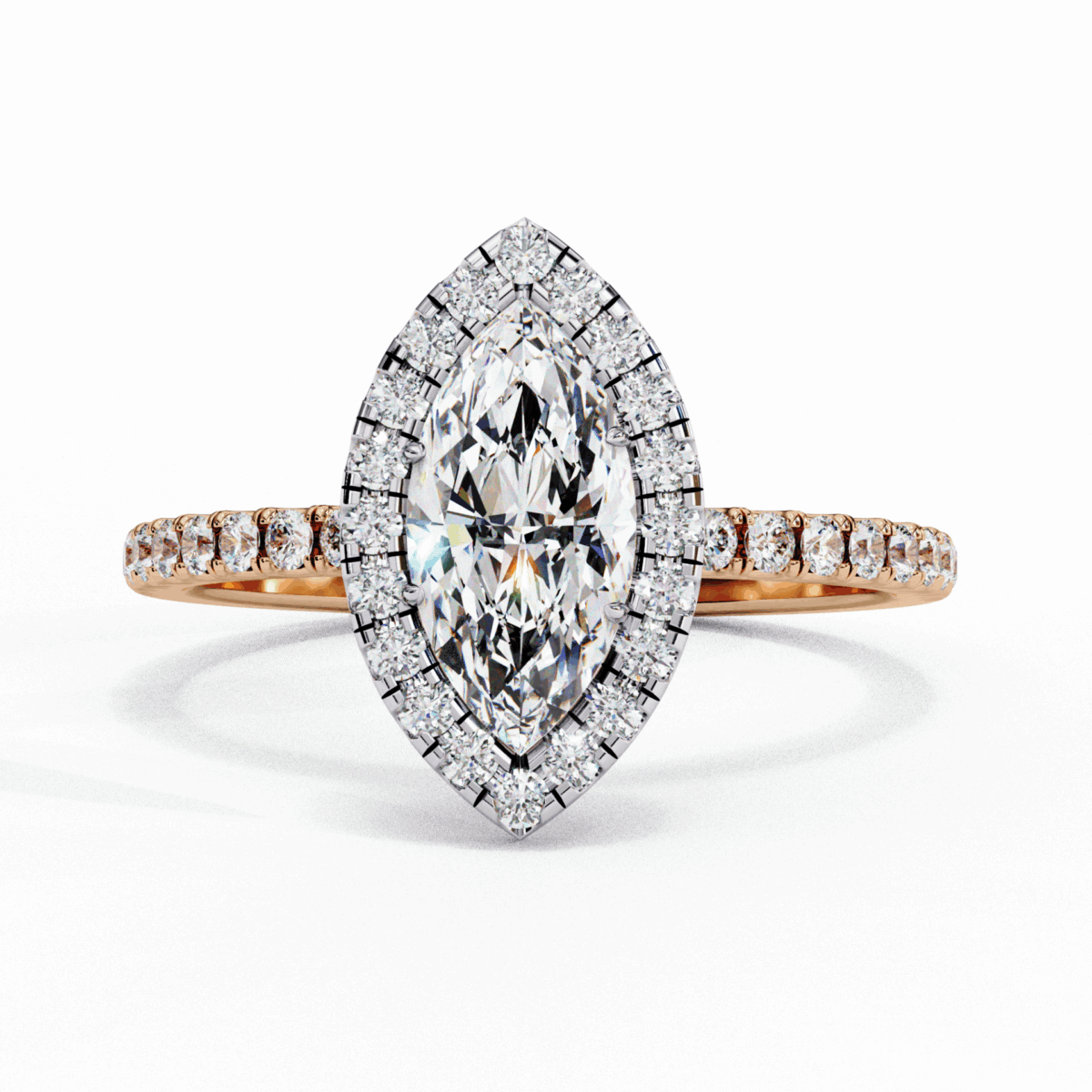 1.25 Carat Marquise Cut Forever Solitaire Engagement Ring  Image 9