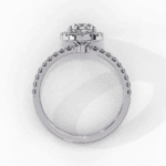 1.5 Carat Oval Cut Forever Solitaire Engagement Ring - Image 3
