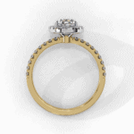 1.5 Carat Oval Cut Forever Solitaire Engagement Ring - Image 8