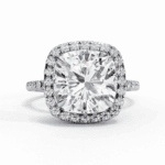 3 Carat Cushion Cut Signature Solitaire Ring