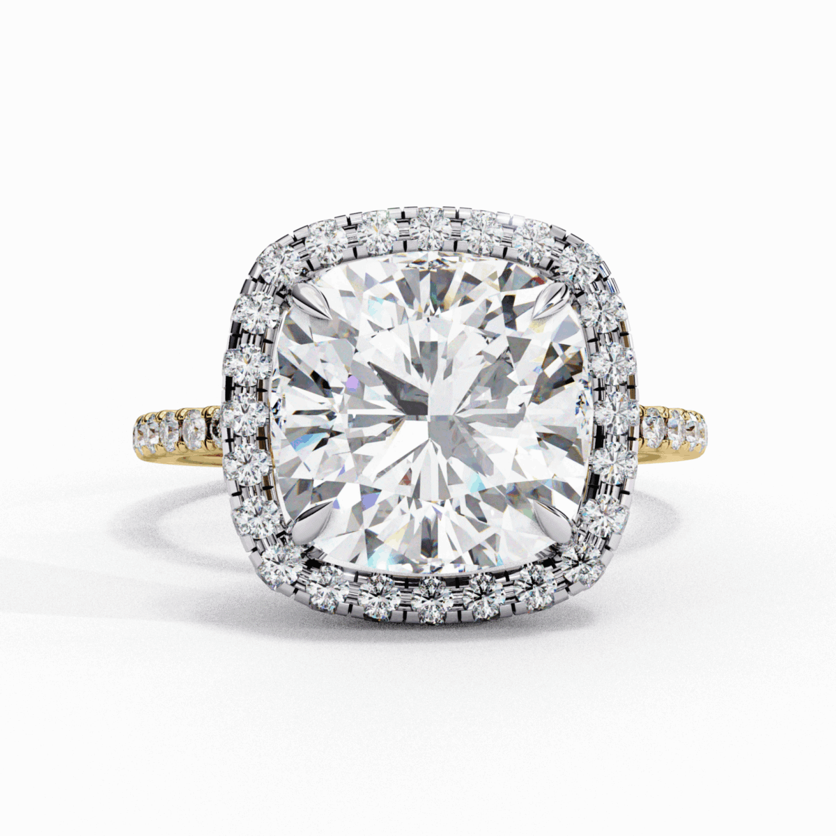 3 Carat Cushion Cut Signature Solitaire Ring  Image 5