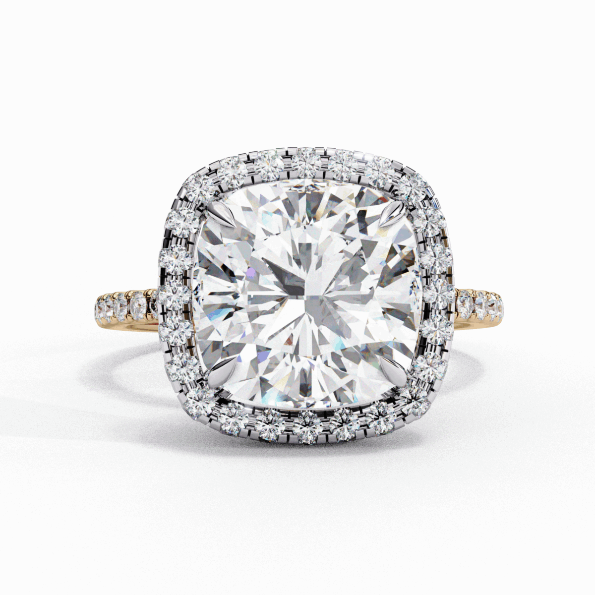 3 Carat Cushion Cut Signature Solitaire Ring  Image 10