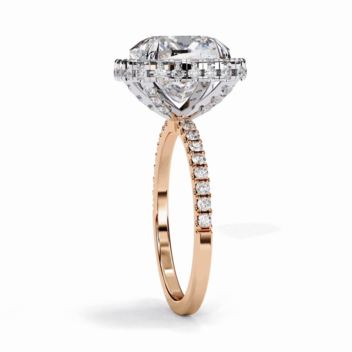 3 Carat Cushion Cut Signature Solitaire Ring  Image 11