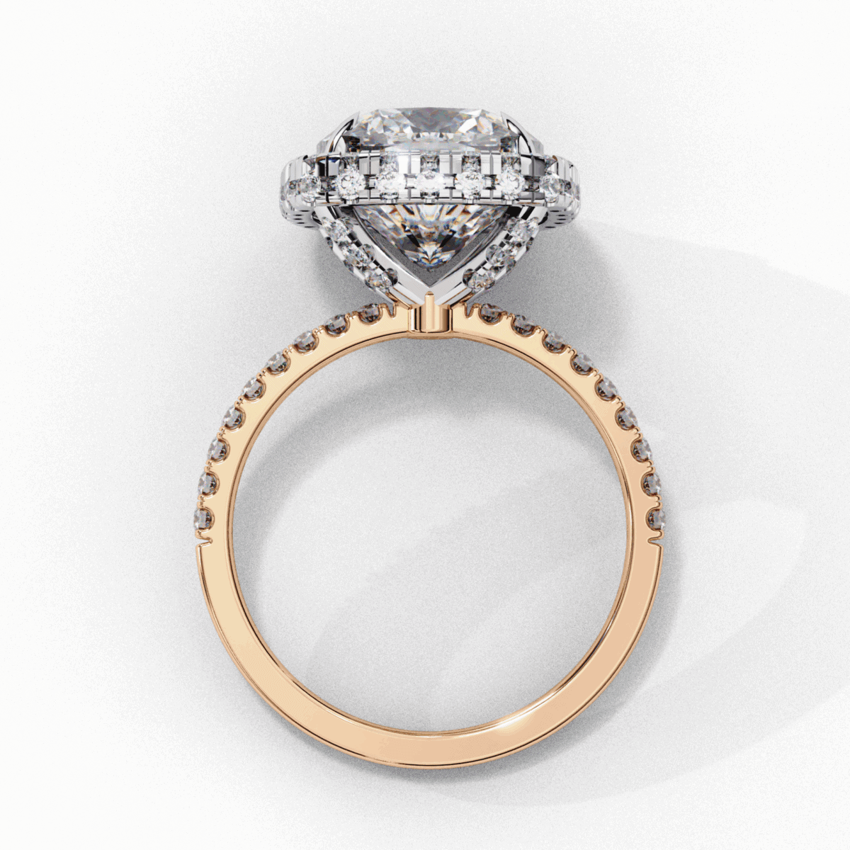 3 Carat Cushion Cut Signature Solitaire Ring  Image 13