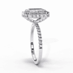 3 Carat Emerald Cut Signature Solitaire Ring - Image 2