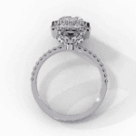 3 Carat Emerald Cut Signature Solitaire Ring - Image 4