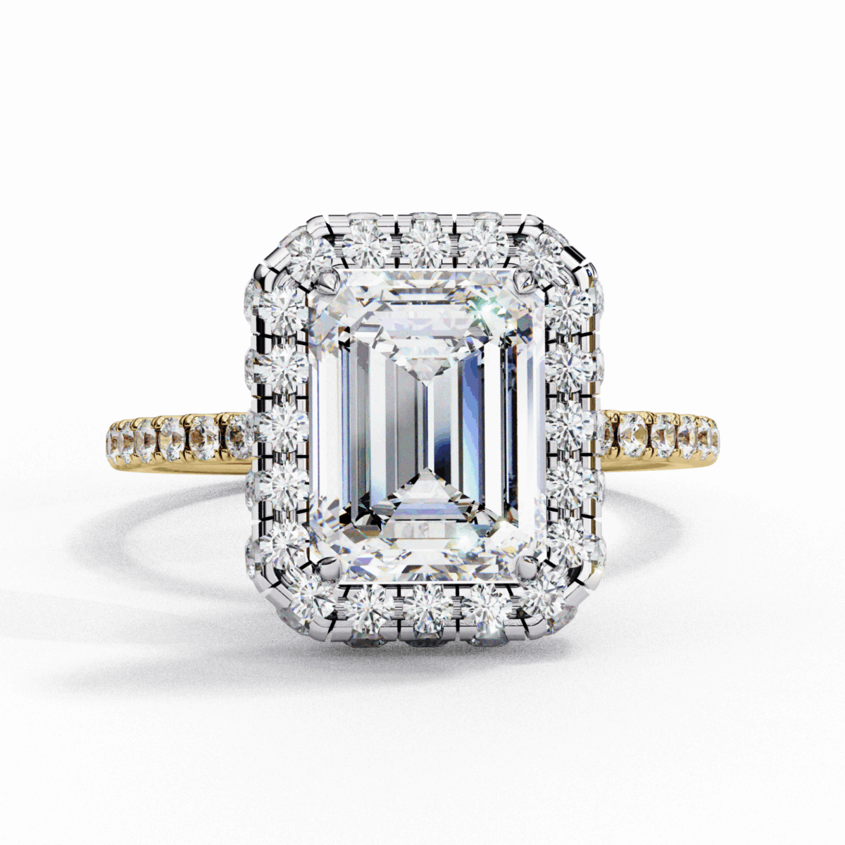 3 Carat Emerald Cut Signature Solitaire Ring  Image 5