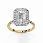 3 Carat Emerald Cut Signature Solitaire Ring - Image 7