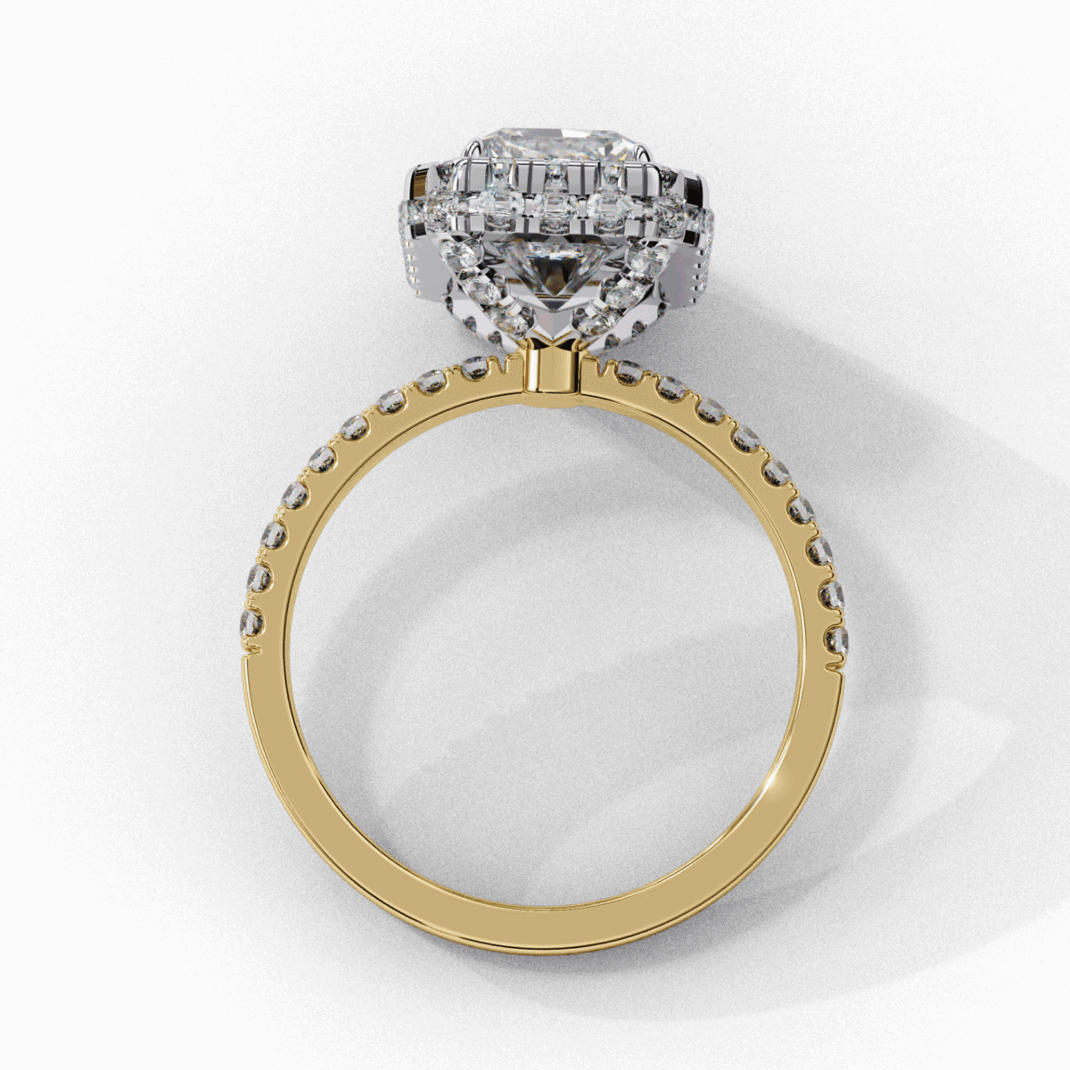 3 Carat Emerald Cut Signature Solitaire Ring  Image 8