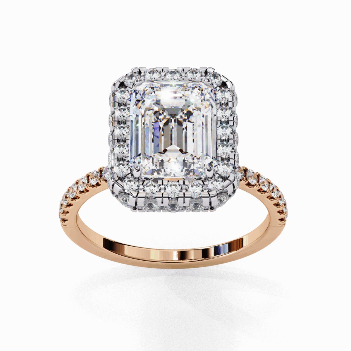 3 Carat Emerald Cut Signature Solitaire Ring  Image 12
