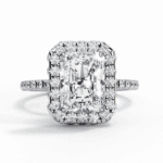3 Carat Radiant Cut Signature Solitaire Ring