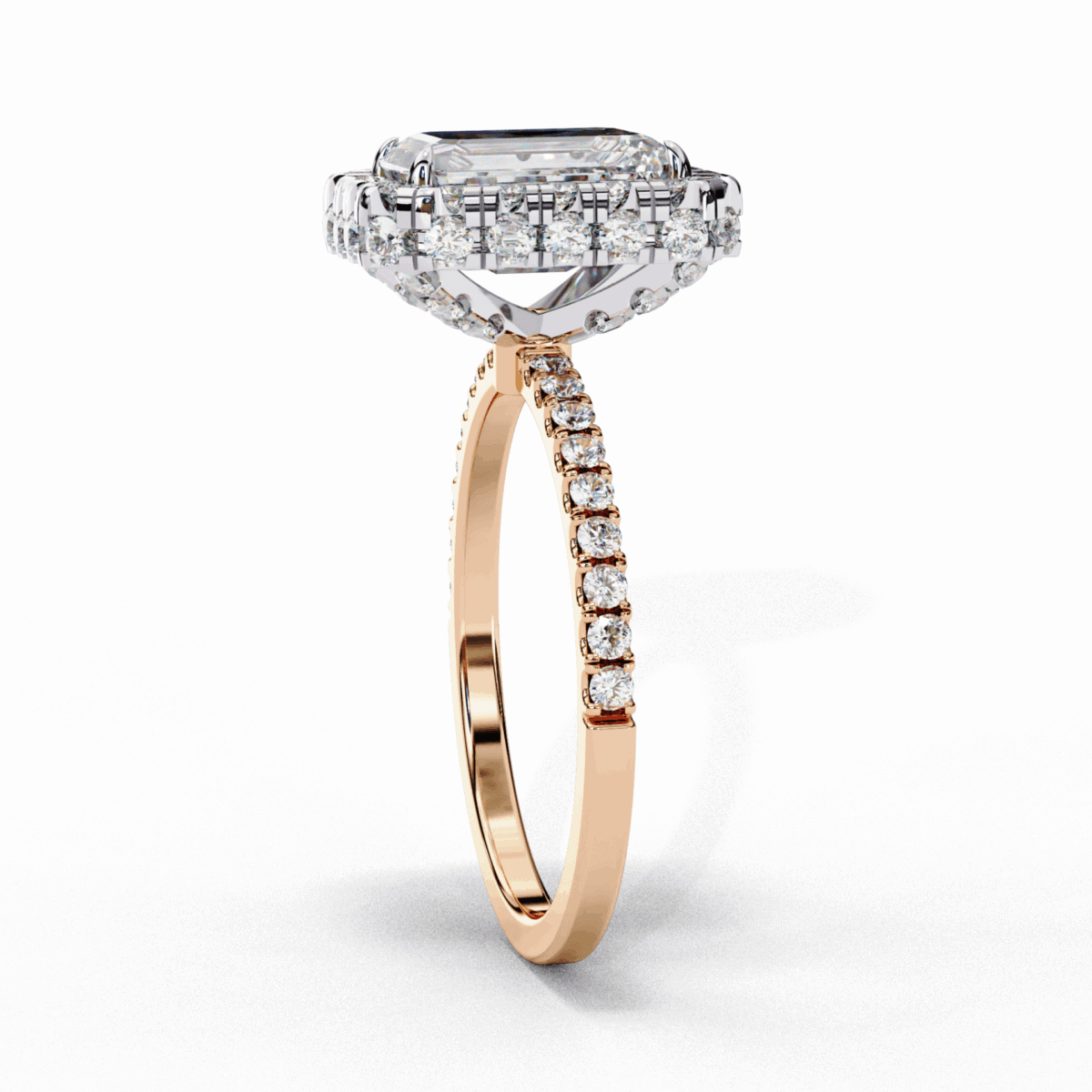 3 Carat Radiant Cut Signature Solitaire Ring  Image 11