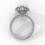 3 Carat Round Cut Signature Solitaire Ring - Image 4