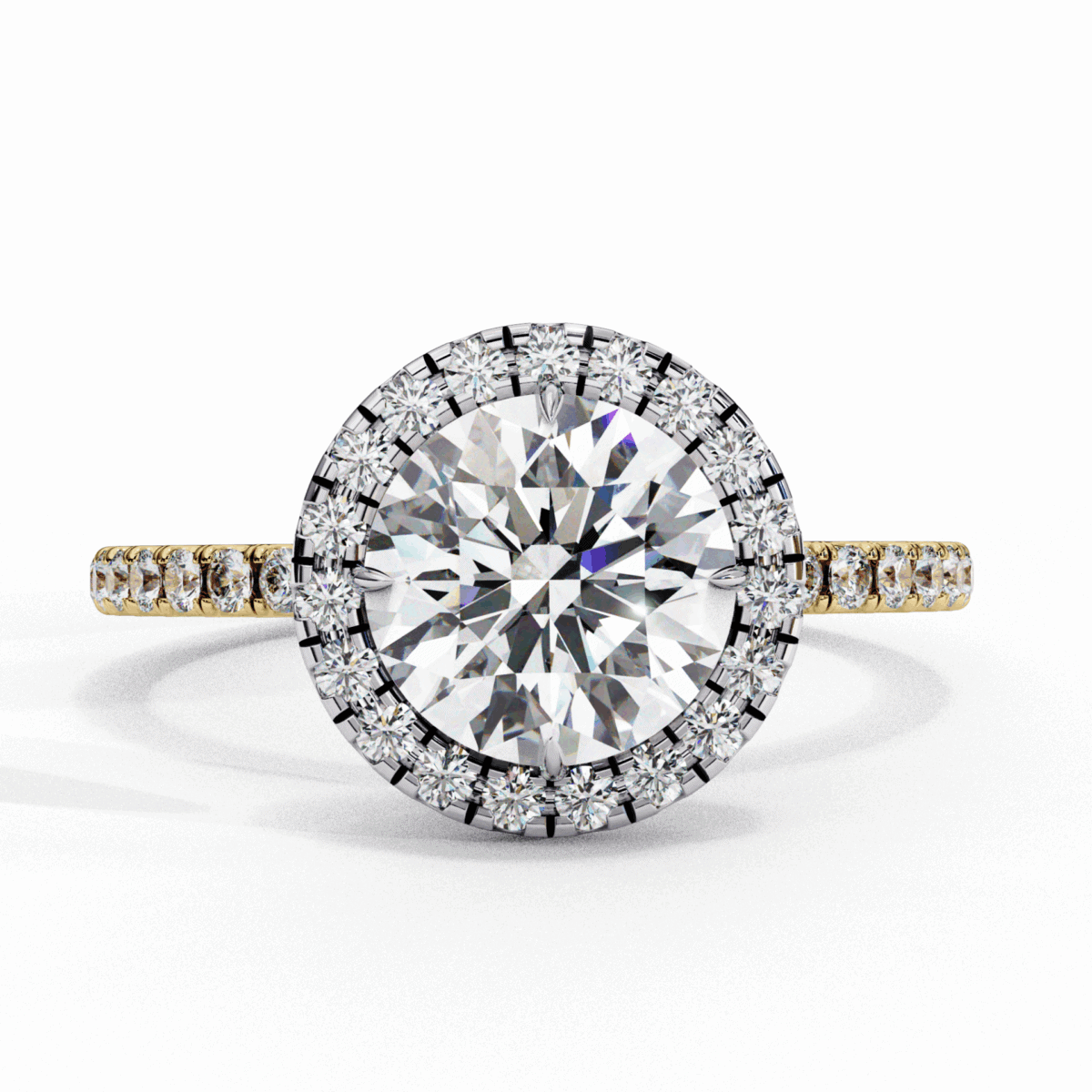 3 Carat Round Cut Signature Solitaire Ring  Image 5