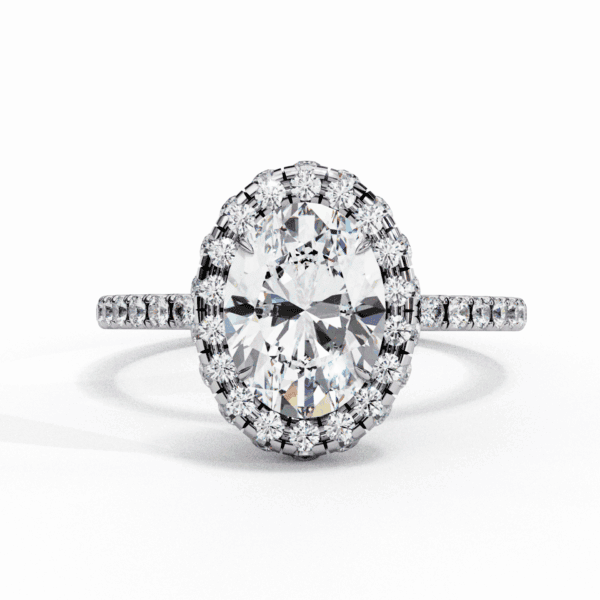 2 Carat Oval Cut Signature Solitaire Ring
