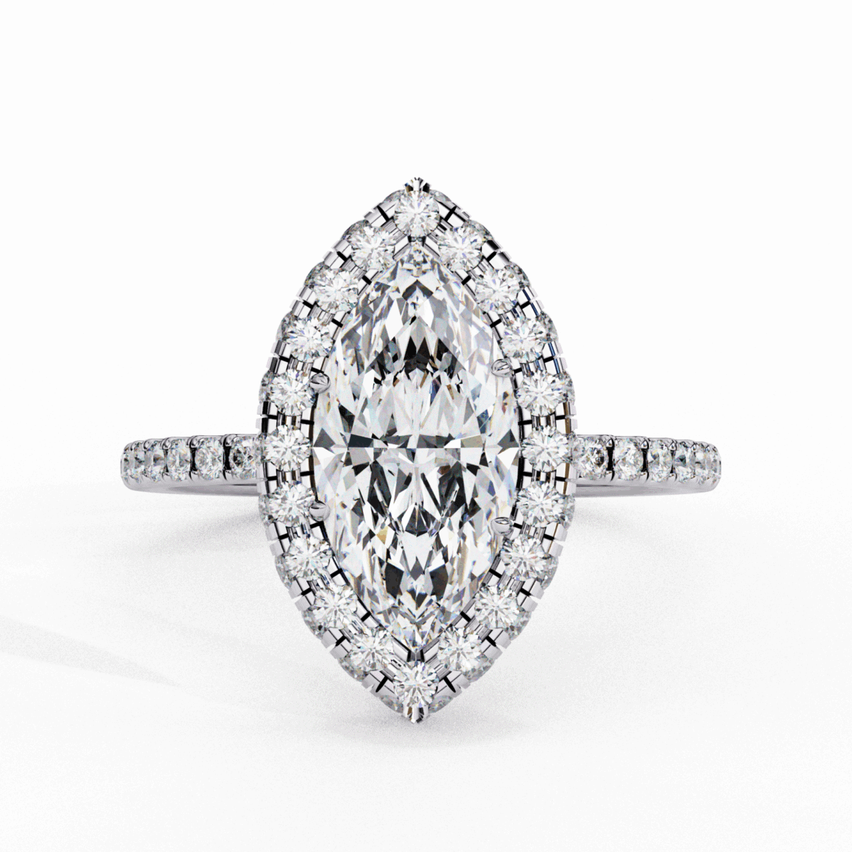 2.25 Carat Marquise Cut Signature Solitaire Ring  Image 1