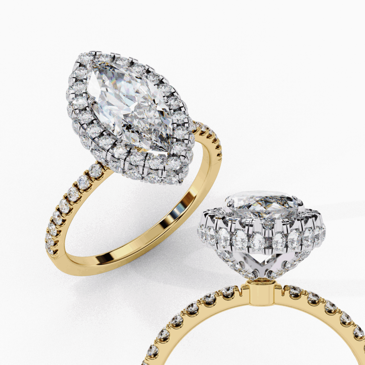 2.25 Carat Marquise Cut Signature Solitaire Ring  Image 6