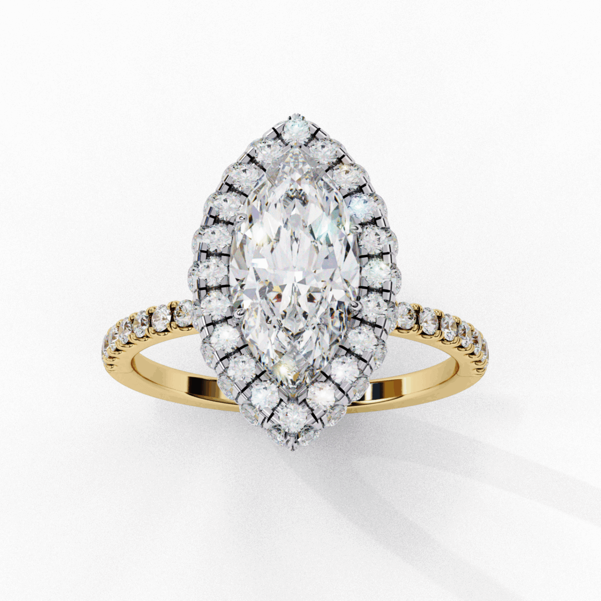 2.25 Carat Marquise Cut Signature Solitaire Ring  Image 8