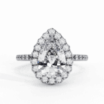2 Carat Pear Cut Signature Solitaire Ring