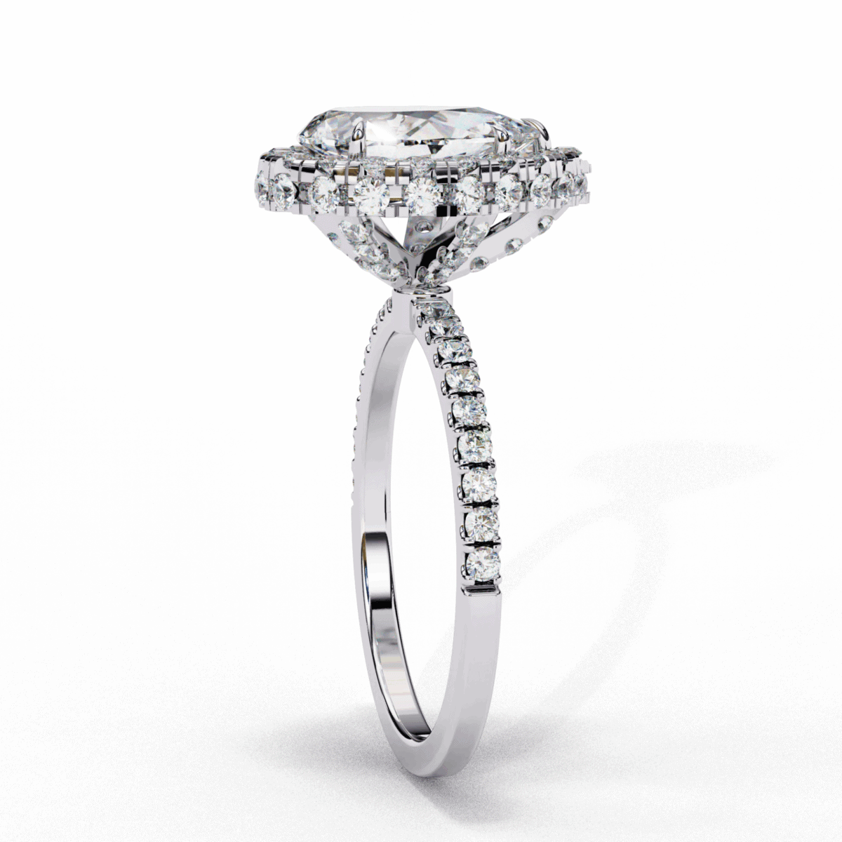 2 Carat Pear Cut Signature Solitaire Ring  Image 2
