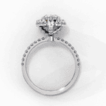 2 Carat Pear Cut Signature Solitaire Ring - Image 4