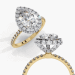 2 Carat Pear Cut Signature Solitaire Ring - Image 6