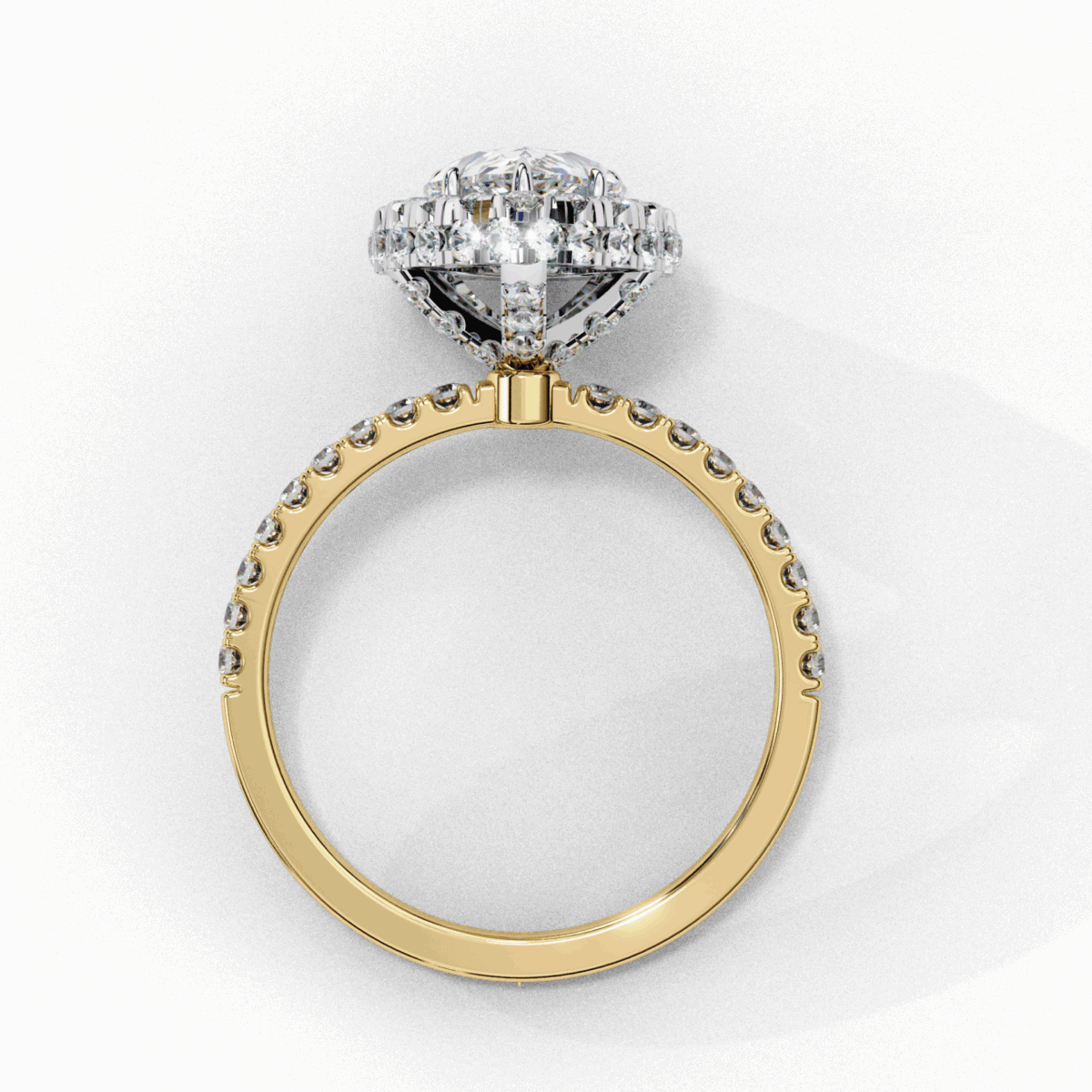 2 Carat Pear Cut Signature Solitaire Ring  Image 9