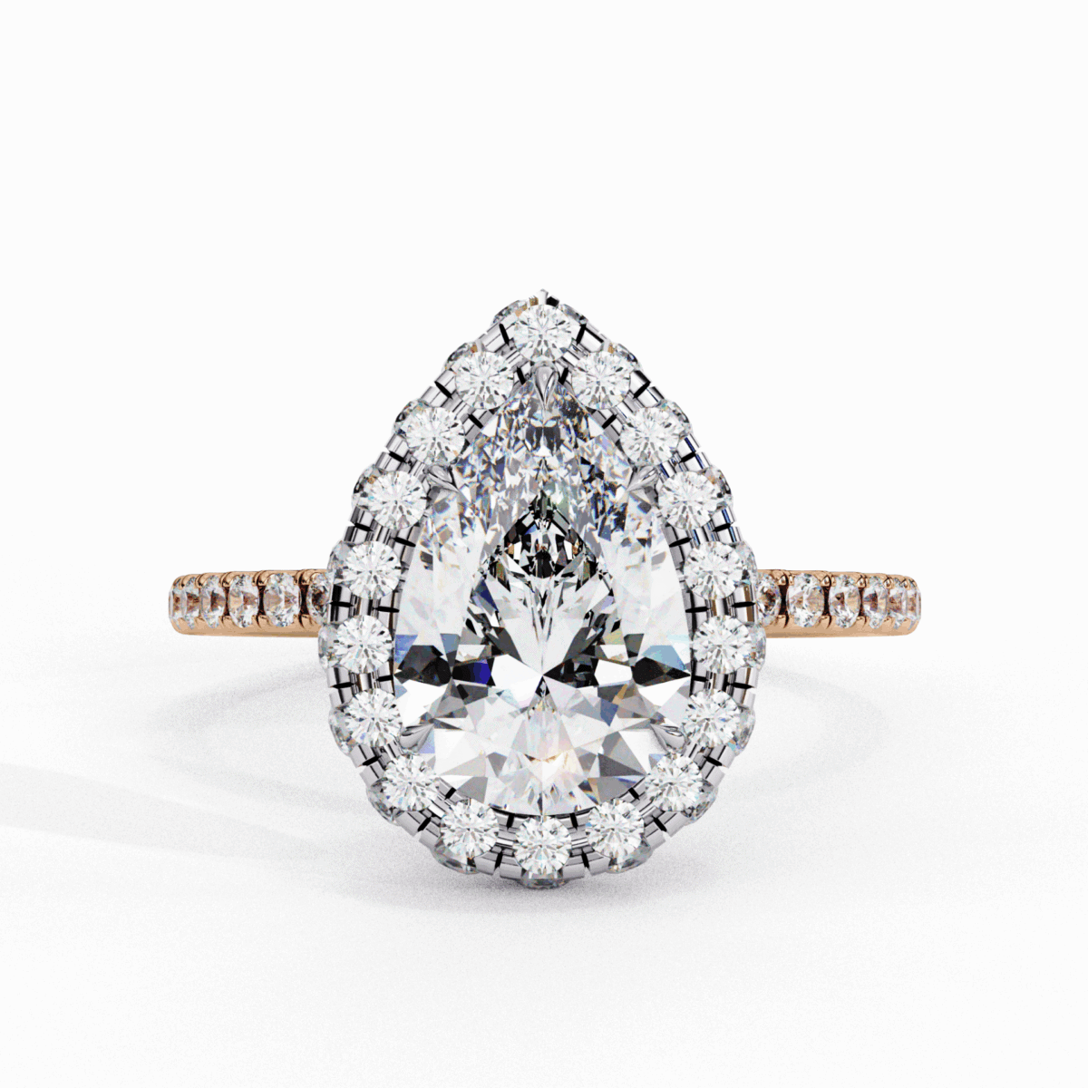 2 Carat Pear Cut Signature Solitaire Ring  Image 10
