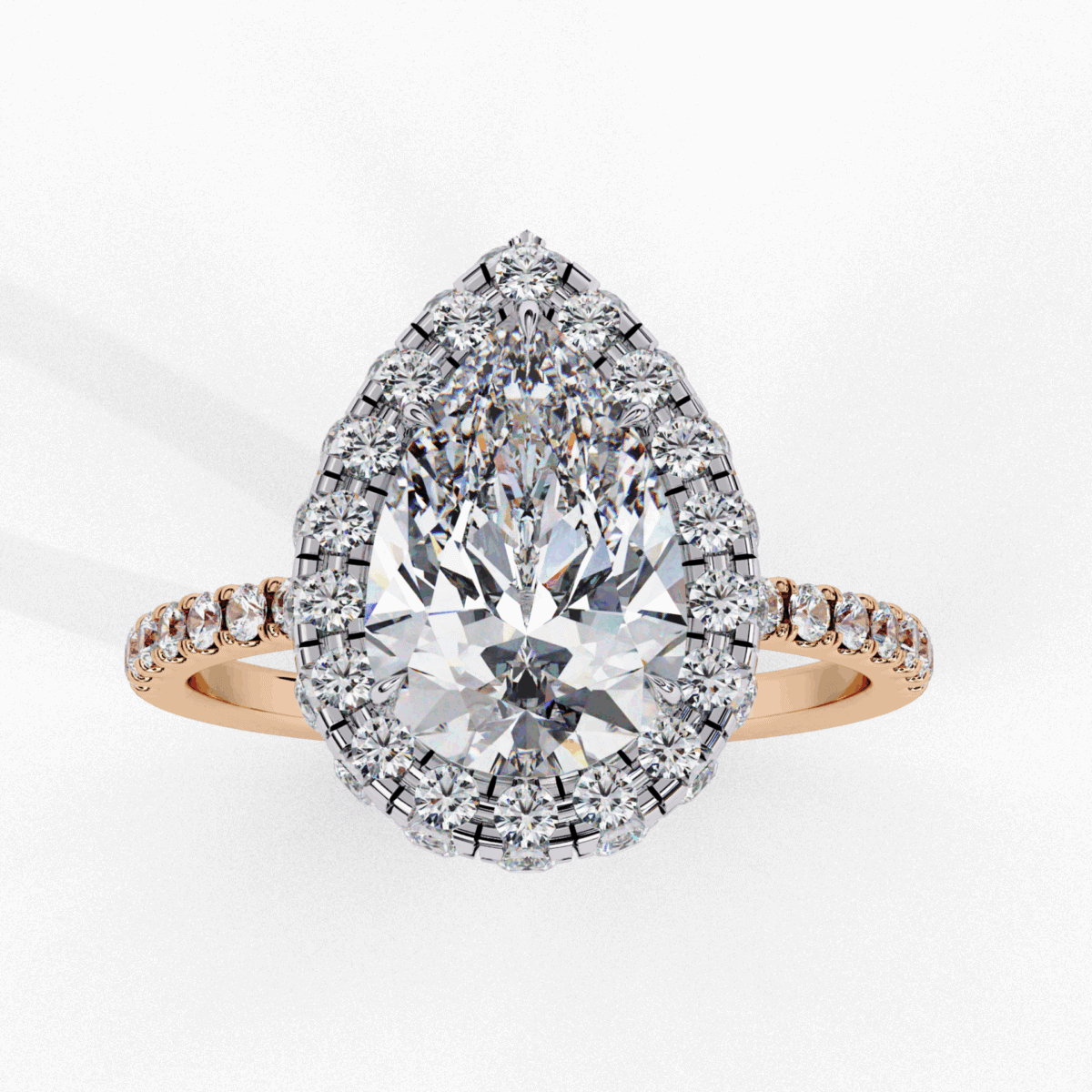 2 Carat Pear Cut Signature Solitaire Ring  Image 12