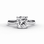 2.75 Carat Cushion Cut Classic Solitaire Ring