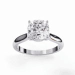 2.75 Carat Cushion Cut Classic Solitaire Ring - Image 3