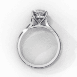 2.75 Carat Cushion Cut Classic Solitaire Ring - Image 4