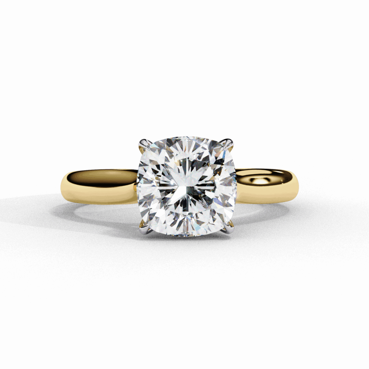 2.75 Carat Cushion Cut Classic Solitaire Ring  Image 5