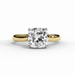 2.75 Carat Cushion Cut Classic Solitaire Ring - Image 5