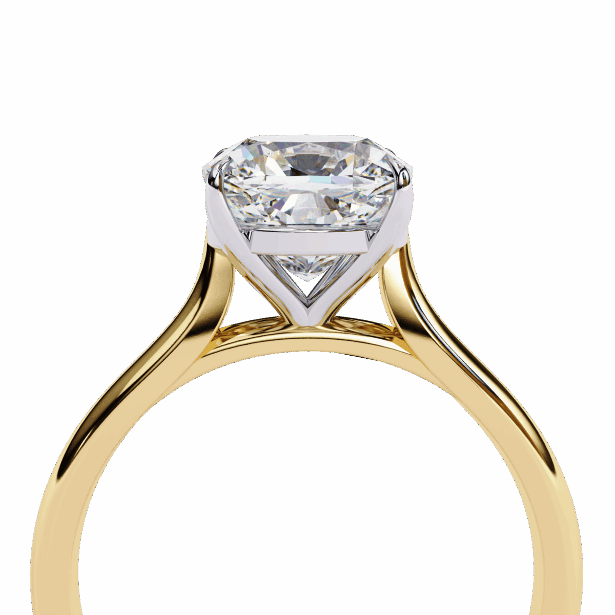2.75 Carat Cushion Cut Classic Solitaire Ring  Image 6