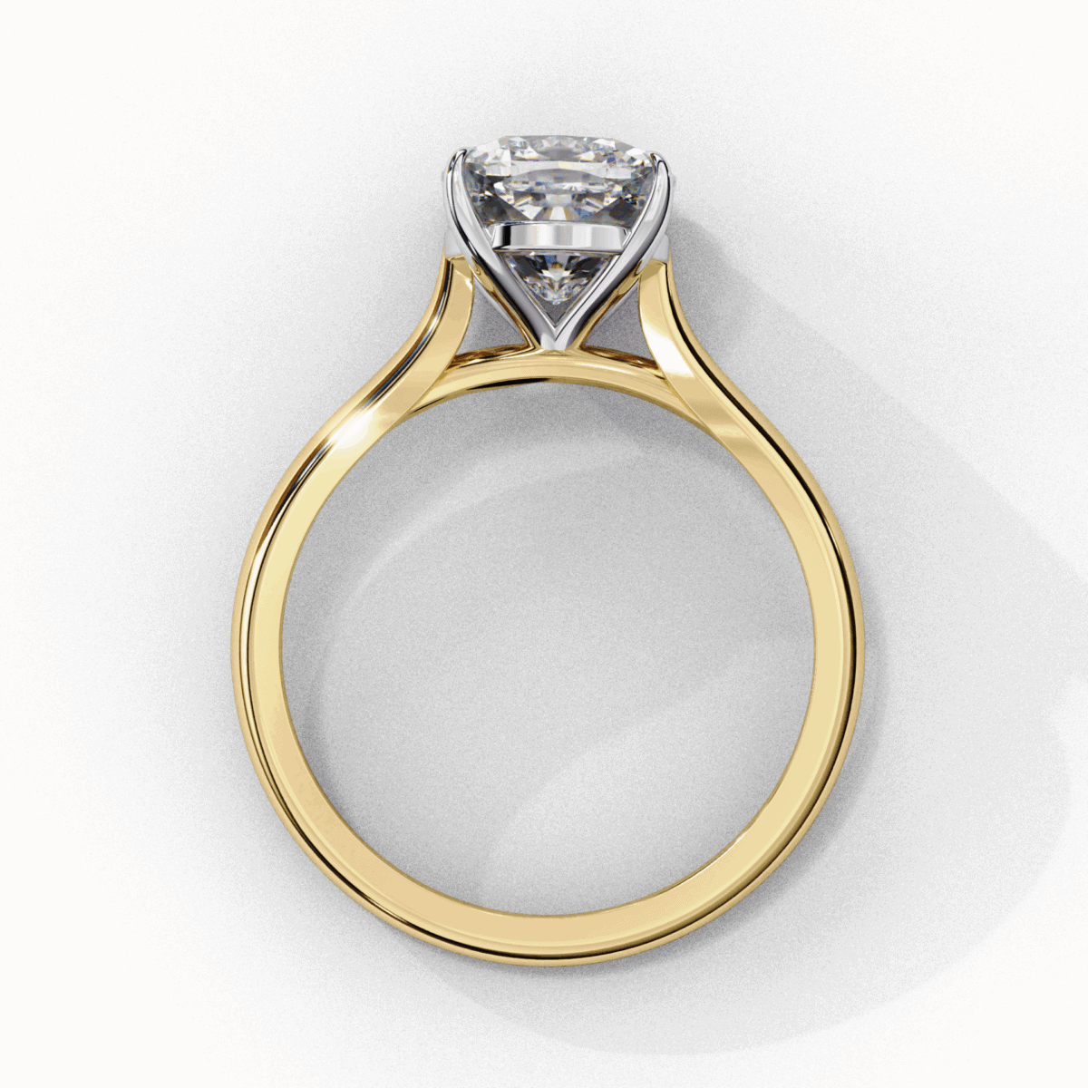 2.75 Carat Cushion Cut Classic Solitaire Ring  Image 10