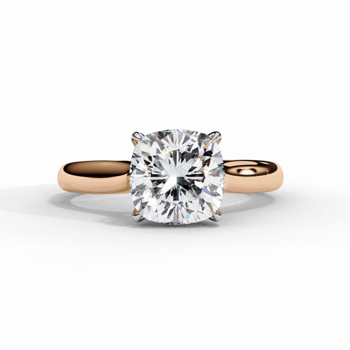 2.75 Carat Cushion Cut Classic Solitaire Ring  Image 11