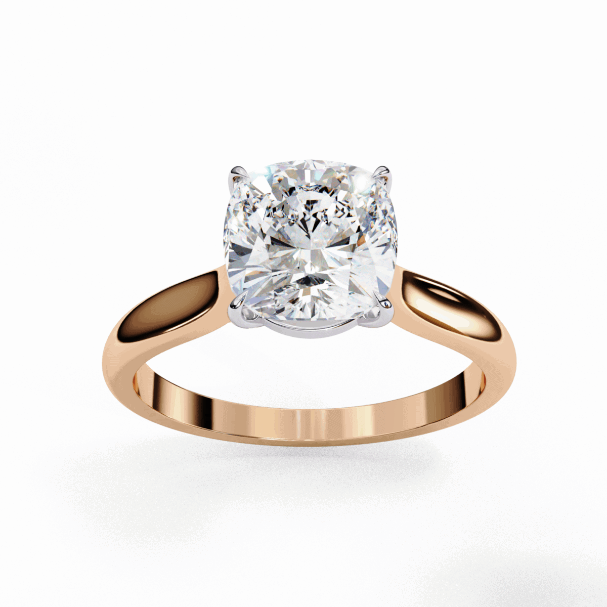 2.75 Carat Cushion Cut Classic Solitaire Ring  Image 13