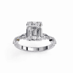 2.5 Carat Emerald Cut Endless Love Solitaire Wedding Ring - Image 3