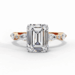 2.5 Carat Emerald Cut Endless Love Solitaire Wedding Ring - Image 9