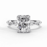 3 Carat Radiant Cut Endless Love Solitaire Wedding Ring