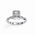 3 Carat Radiant Cut Endless Love Solitaire Wedding Ring - Image 3